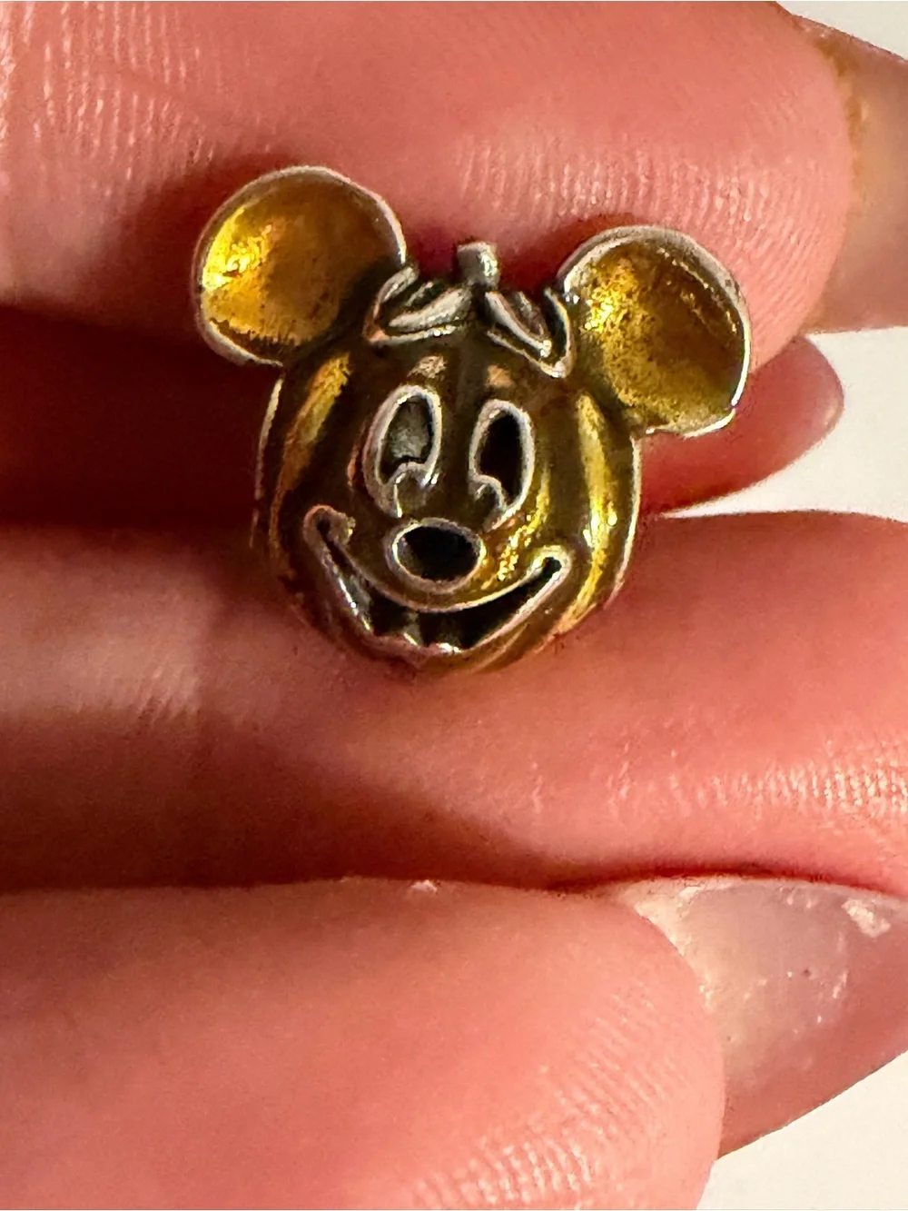 Pandora Pumpkin Head Mickey Charm